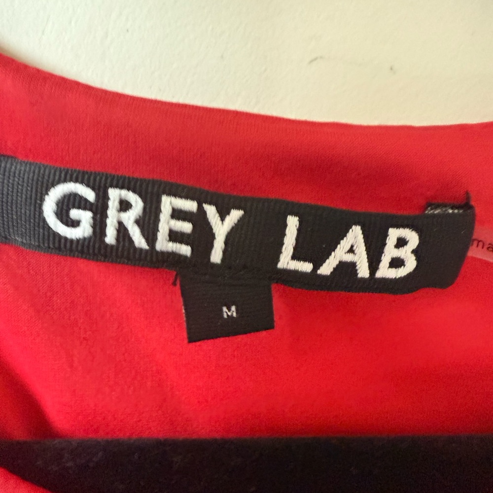 Grey Lab Red Bodysuit - Picture 3 of 3